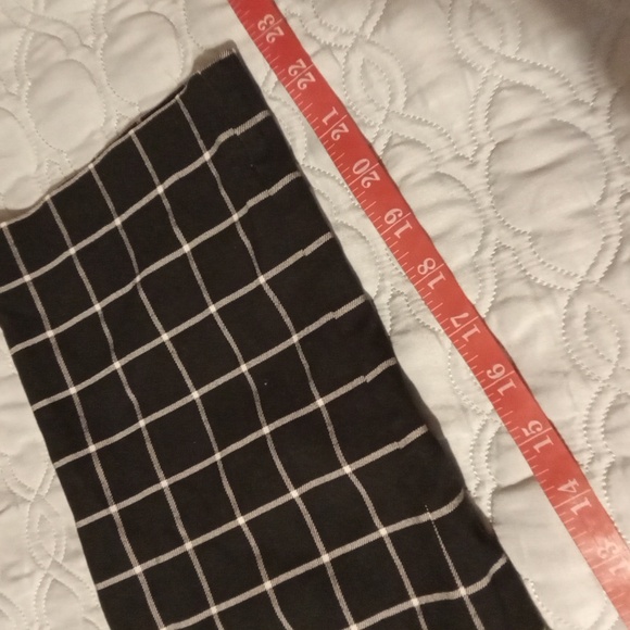 New York & Company Black Plaid Dress Pants - Picture 7 of 7